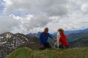 70 In vetta a Cima degli Agnelli con Foppazzi-Grem e Alben sullo sfondo 